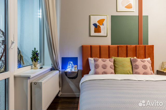 

Квартира-студия, 28 м², 2 кровати