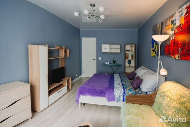 

1-к. квартира, 45 м², 3 кровати