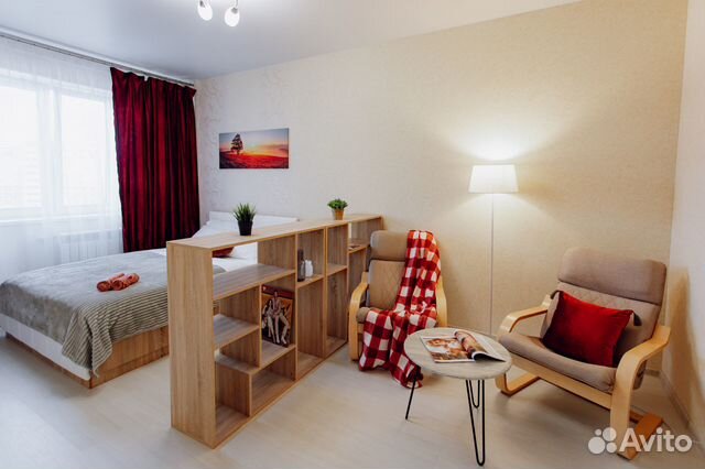 

1-к. квартира, 42 м², 1 кровать