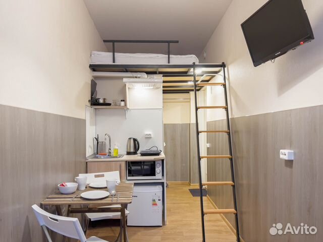 

Квартира-студия в апарт-отеле, 10 м², 1 кровать