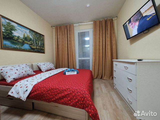 

2-к. квартира, 48 м², 2 кровати