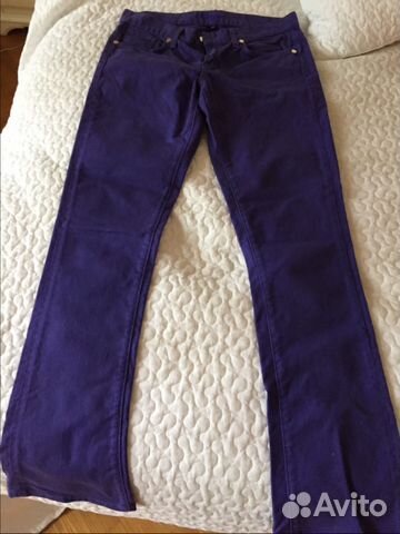 Джинсы брюки фиолетовые Ralph Lauren Джинсы брюки фиолетовые Ralph Lauren