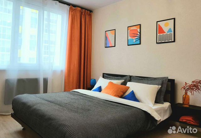 

1-к. квартира, 41 м², 2 кровати