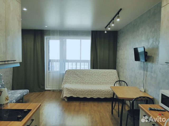

Квартира-студия, 28 м², 2 кровати