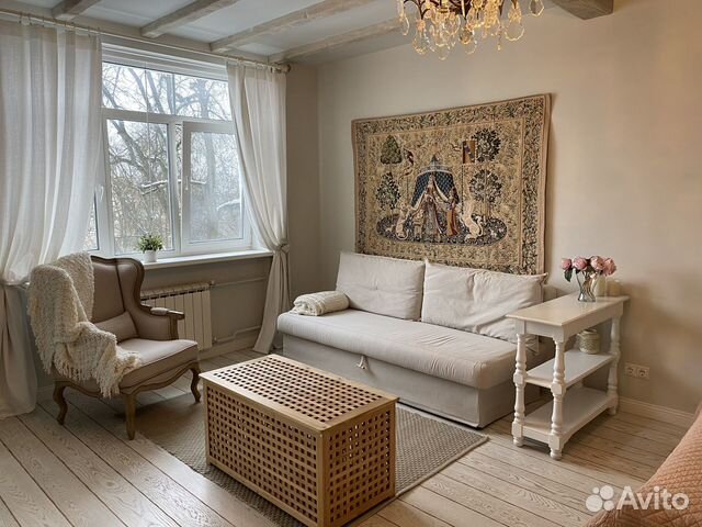 

Квартира-студия, 45 м², 2 кровати