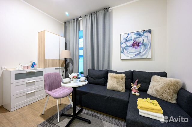 

Квартира-студия, 17 м², 2 кровати