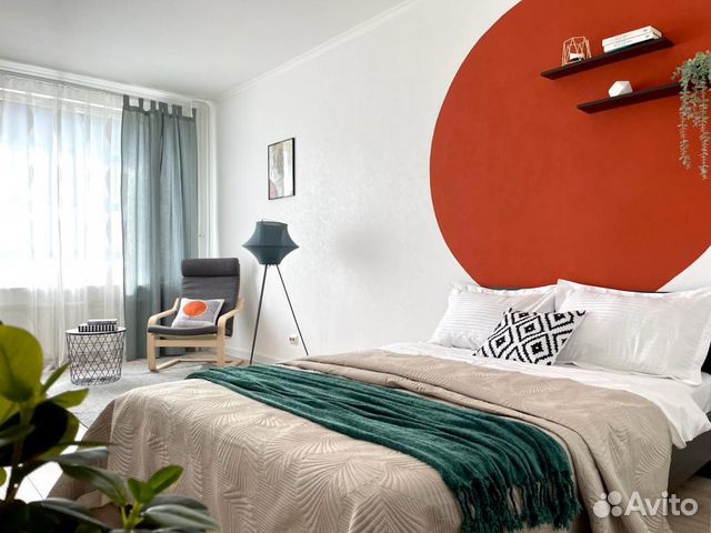 

1-к. квартира, 45 м², 2 кровати