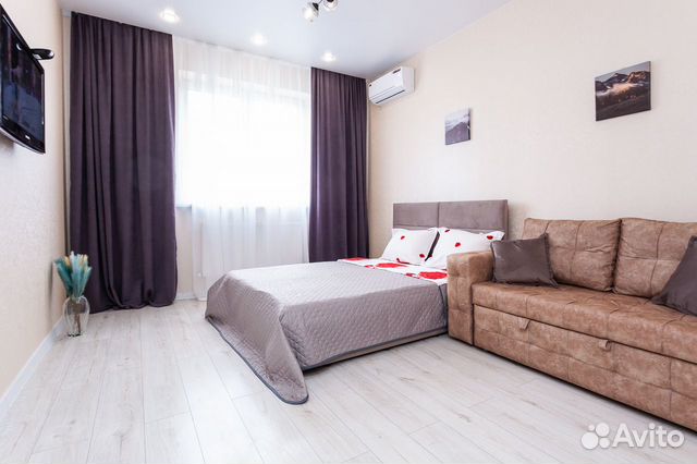 

1-к. квартира, 42 м², 2 кровати