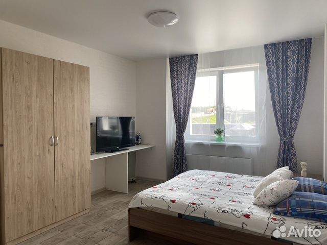 

1-к. квартира, 40 м², 2 кровати
