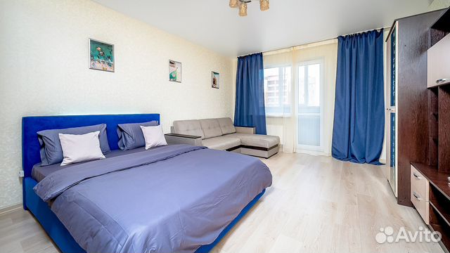 

1-к. квартира, 50 м², 3 кровати