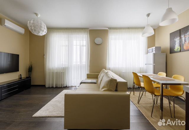 

Квартира-студия, 42 м², 2 кровати