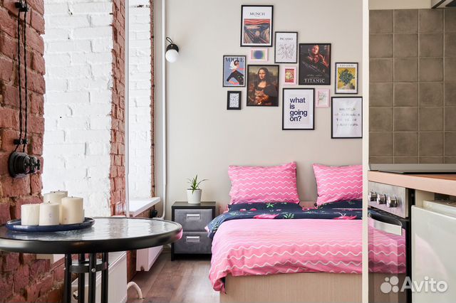 

Квартира-студия, 16 м², 1 кровать