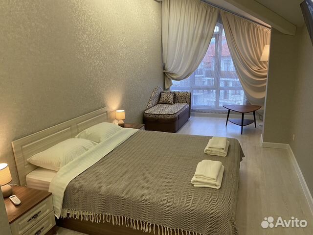 

1-к. квартира, 43 м², 2 кровати