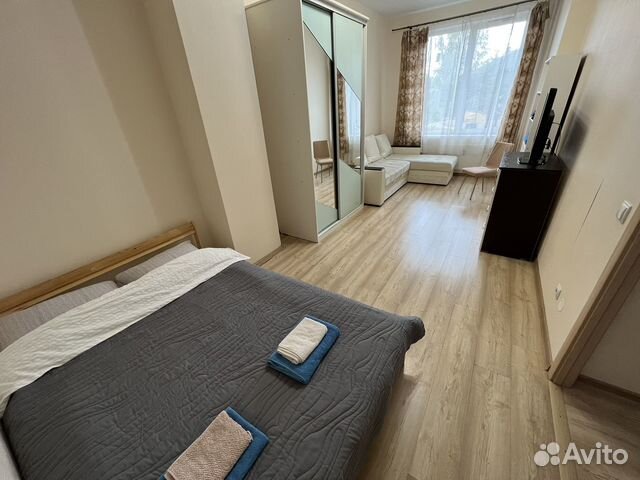 

1-к. квартира, 45 м², 3 кровати