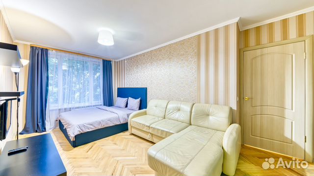 

1-к. квартира, 42 м², 2 кровати