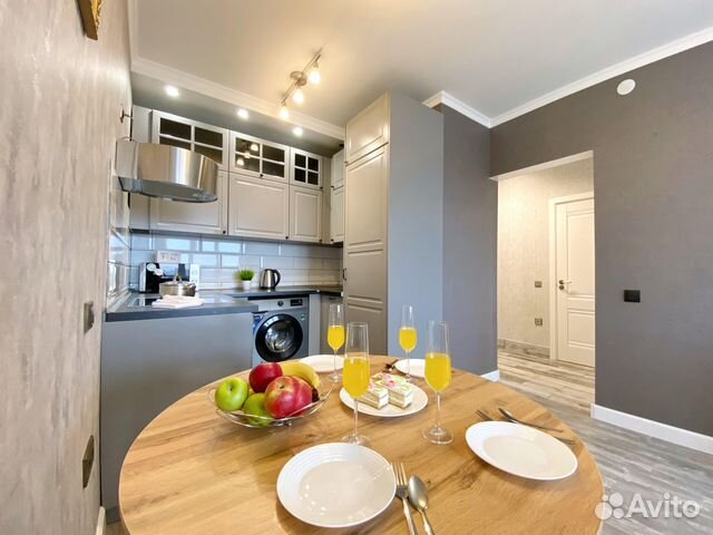 

1-к. квартира, 54 м², 2 кровати