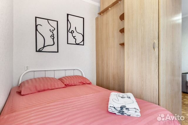 

1-к. квартира, 45 м², 2 кровати