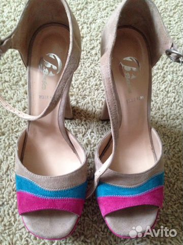 Новые замшевые туфли Италия