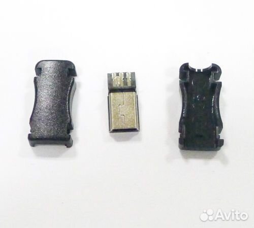 Штекер mini USB 2.0 b 5pin под пайку на кабель