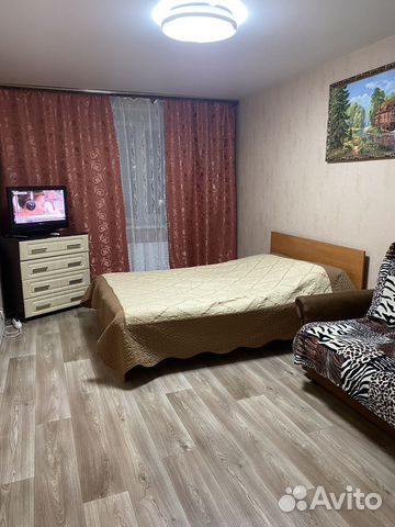 

1-к. квартира, 38 м², 2 кровати