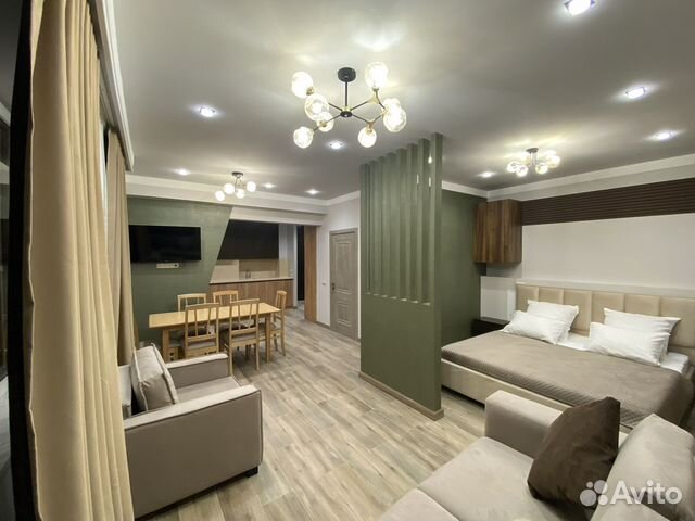 

Квартира-студия, 55 м², 1 кровать