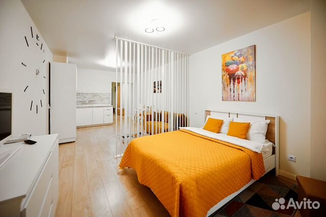 

Квартира-студия, 46 м², 2 кровати