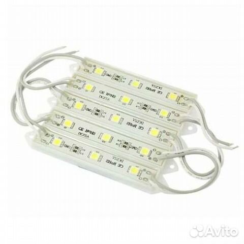 Светодиодный модуль 12 вольт AM5050-3W Светодиодный модуль 12 вольт AM5050-3W