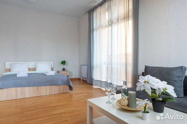

Квартира-студия, 52 м², 2 кровати