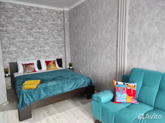 

1-к. квартира, 42 м², 2 кровати