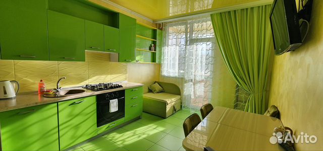 

1-к. квартира, 46 м², 3 кровати