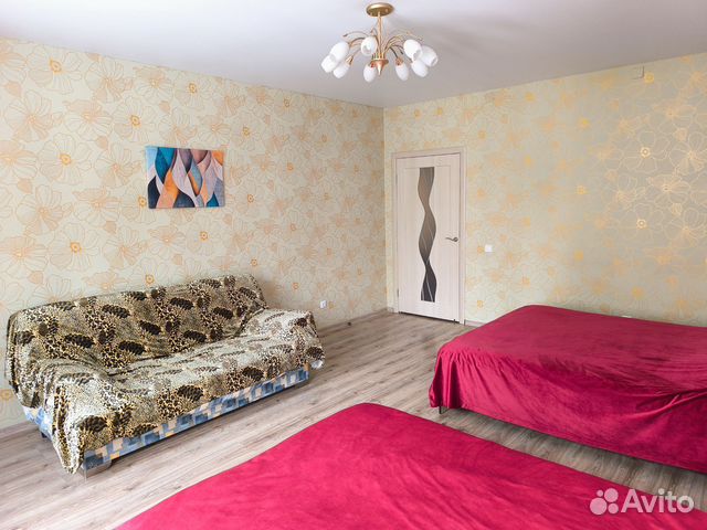 

1-к. квартира, 54 м², 3 кровати