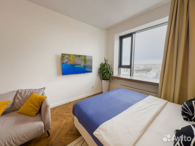 

Квартира-студия, 32 м², 2 кровати