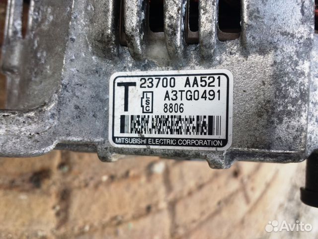 Генератор Subaru двигатель 2.5 и 2.0
