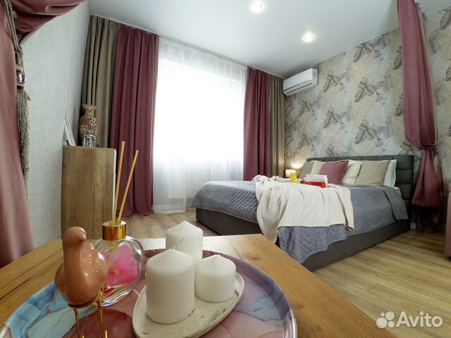 

1-к. квартира, 45 м², 2 кровати