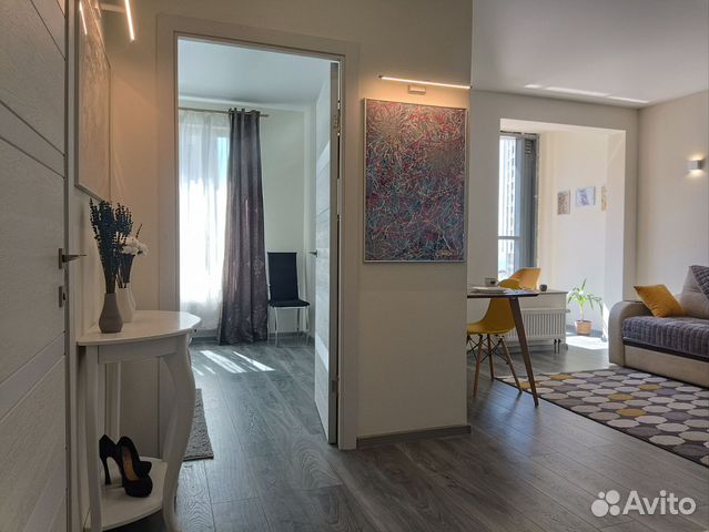 

1-к. квартира, 43 м², 2 кровати