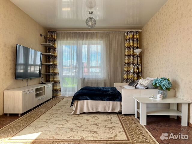 

1-к. квартира, 44 м², 2 кровати