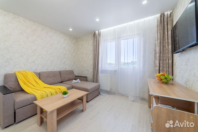 

1-к. квартира, 42 м², 2 кровати