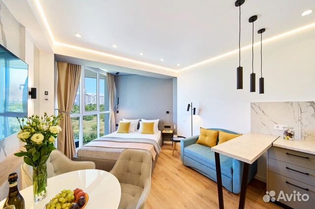 

Квартира-студия, 23 м², 2 кровати