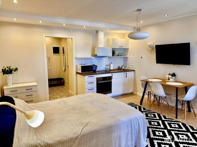 

Квартира-студия, 32 м², 2 кровати