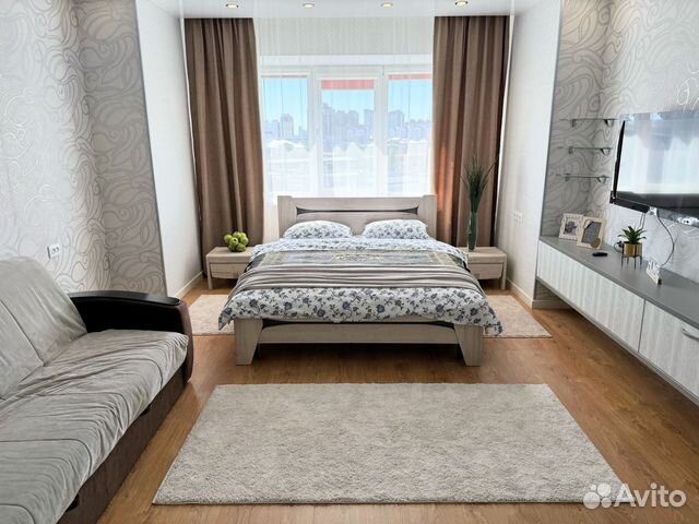 

1-к. квартира, 45 м², 2 кровати