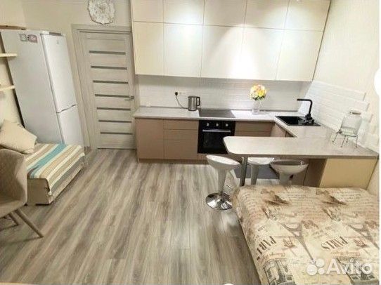 

Квартира-студия, 32 м², 3 кровати