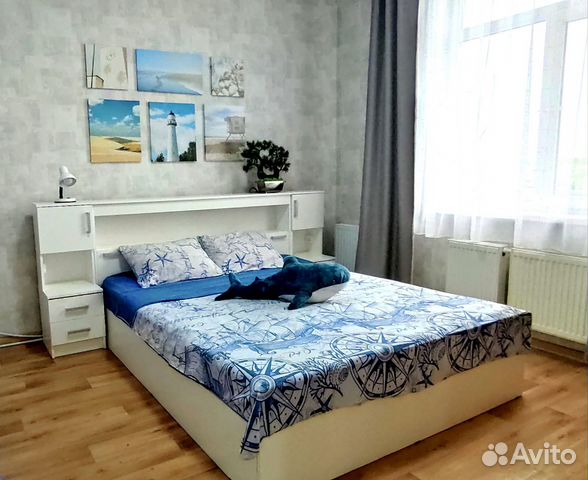 

1-к. квартира, 42 м², 3 кровати