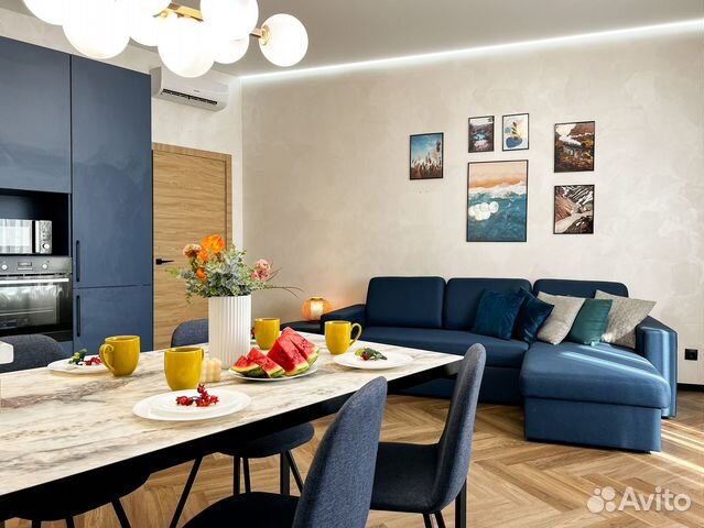 

1-к. квартира, 55 м², 2 кровати