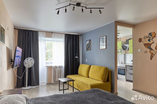

1-к. квартира, 32 м², 2 кровати