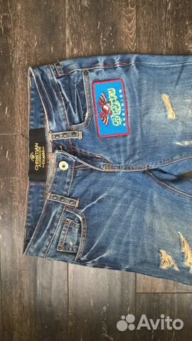 Женские джинсы Christian Audigier, новые. р-р 25 Женские джинсы Christian Audigier, новые. р-р 25