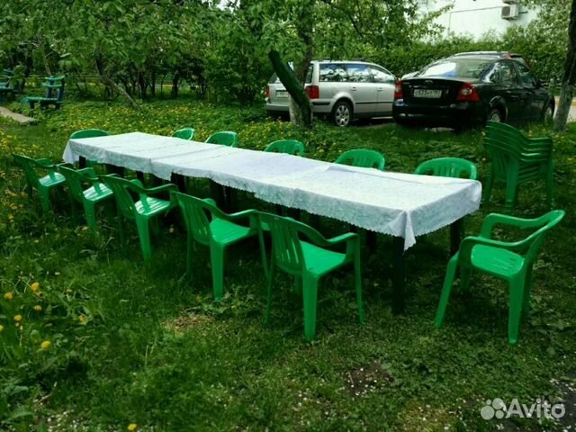 Столы стулья и кресла пластиковые в аренду Столы стулья и кресла пластиковые в аренду