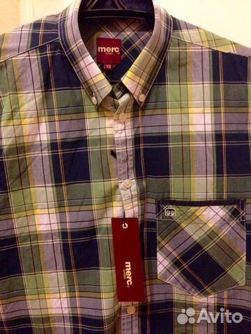 Рубашка клетчатая casual Merc London
