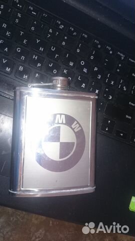 Фляжка новая из нержавеющей стали 7 oz BMW Фляжка новая из нержавеющей стали 7 oz BMW