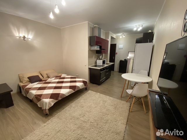 

Квартира-студия, 27 м², 1 кровать