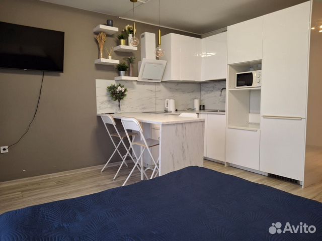 

Квартира-студия, 28 м², 2 кровати